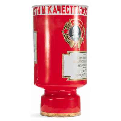 Ваза памятная Дулевский фарфоровый завод около 1978 г