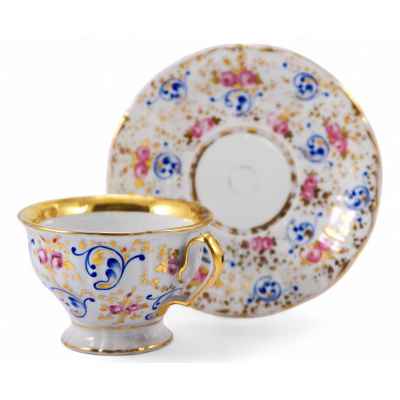 Чайная пара, 1852-1859 гг Богемия 1852-1859 гг