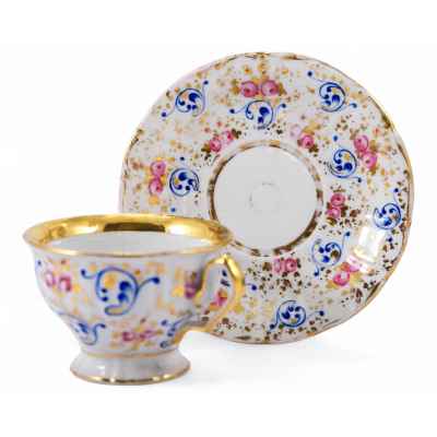 Чайная пара, 1852-1859 гг Богемия 1852-1859 гг