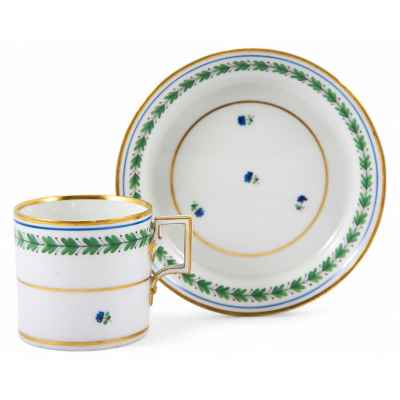 Чайная пара в стиле ампир, Европа Вена Первая четверть XIX века