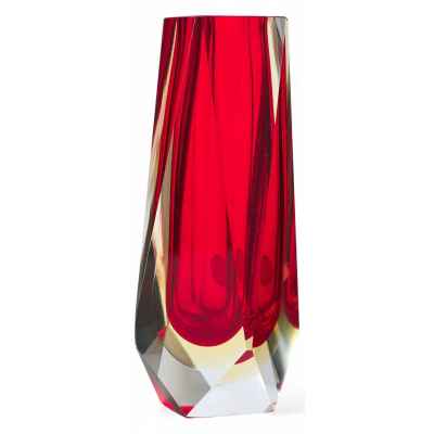 Ваза «Алый кристалл» Ѵ.М.Р. Cristal, Мурано. Мурано 1970-гг