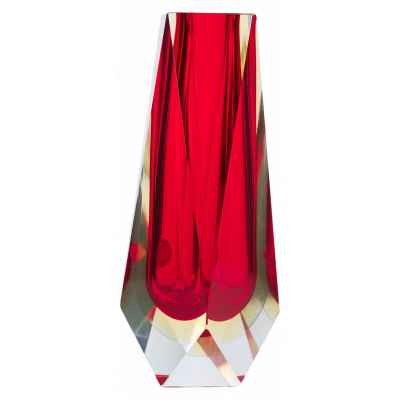 Ваза «Алый кристалл» Ѵ.М.Р. Cristal, Мурано. Мурано 1970-гг