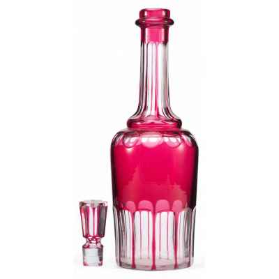 Графин рубиновый Богемия. Богемия Начало XX века