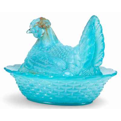 Масленка «Курочка-наседка» Россия конец XIX— начало XX вв