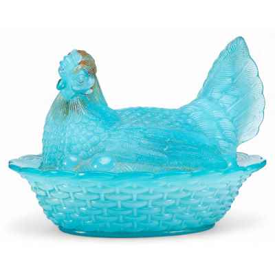 Масленка «Курочка-наседка» Россия конец XIX— начало XX вв