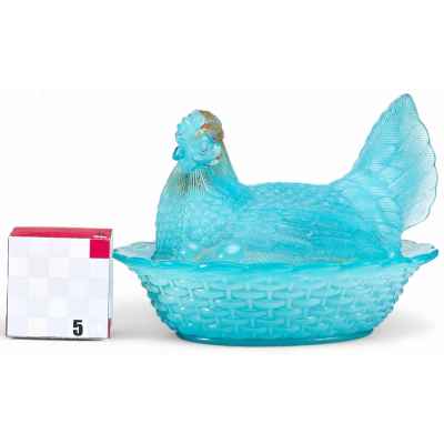 Масленка «Курочка-наседка» Россия конец XIX— начало XX вв