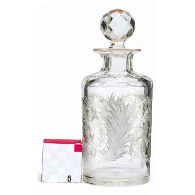 Графин «Чертополох» Богемия к. XIX- н. XX вв