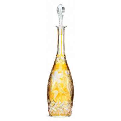 Графин с гравированным рисунком Богемия Начало XX века