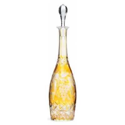 Графин с гравированным рисунком Богемия Начало XX века