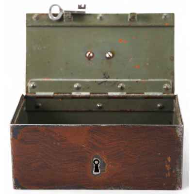 Шкатулка-сейф  начало XX века
