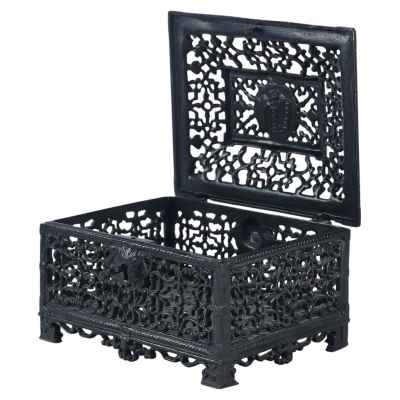 Чугунная шкатулка 