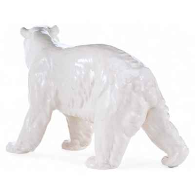 Скульптура Белый медведь Чехословакия 1920-30-е гг Н-22,5 см. Чехословакия 1920-1930-е гг