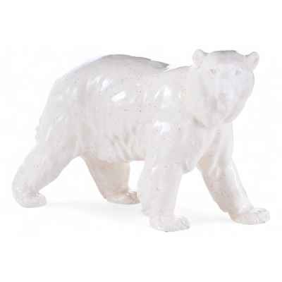 Скульптура Белый медведь Чехословакия 1920-30-е гг Н-22,5 см. Чехословакия 1920-1930-е гг