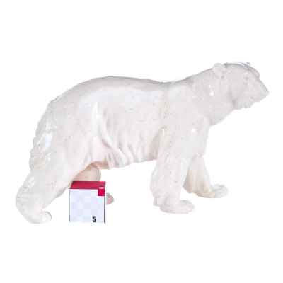 Скульптура Белый медведь Чехословакия 1920-30-е гг Н-22,5 см. Чехословакия 1920-1930-е гг