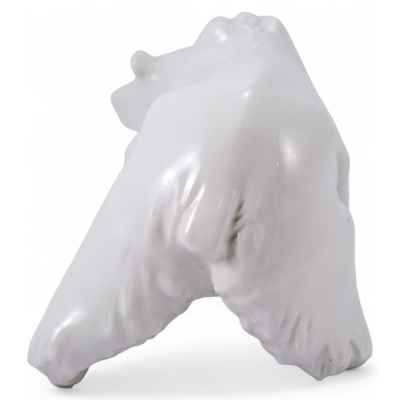 Скульптура Медведь фарфор, Берлинская кор. фабр. (Berlin Royal P. M.) 1950 г.  Н-14,5 см. Берлин последняя четверть XX века
