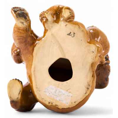 Скульптура «Медведица с медвежатами» Гжельский кирпичный завод 1950 гг