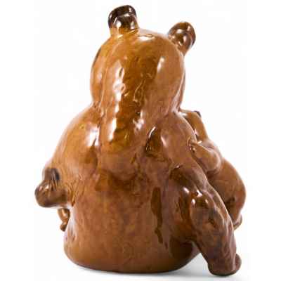 Скульптура «Медведица с медвежатами» Гжельский кирпичный завод 1950 гг