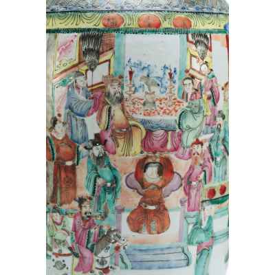 Ваза «Парадная церемония» Китай Конец XIX века