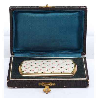 Дамский портсигар Австро-Венгрия, мастерская Георга Адам а Шейда 1872-1922