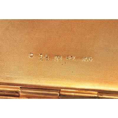 Дамский портсигар Австро-Венгрия, мастерская Георга Адам а Шейда 1872-1922