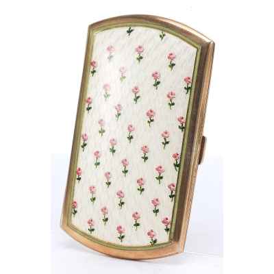 Дамский портсигар Австро-Венгрия, мастерская Георга Адам а Шейда 1872-1922