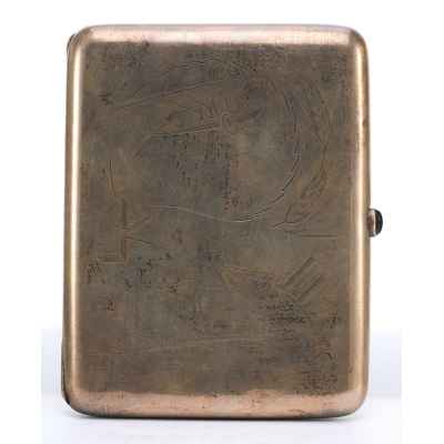 Портсигар серебряный 1927 —1932 гг Москва 1927 —1932 гг