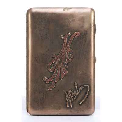 Портсигар, Москва. Серебро Москва начало ХХ века