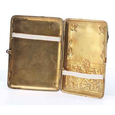 Портсигар серебряный. 1908 —1926 гг. Москва Москва 1908 —1926 гг