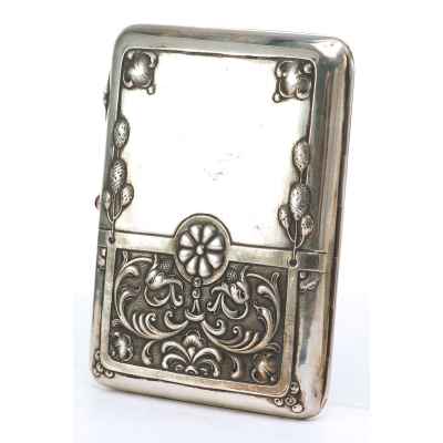 Портсигар серебряный. 1908 —1926 гг. Москва Москва 1908 —1926 гг