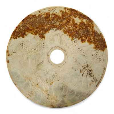 Диск в форме китайской монеты – Китай Начало XX века