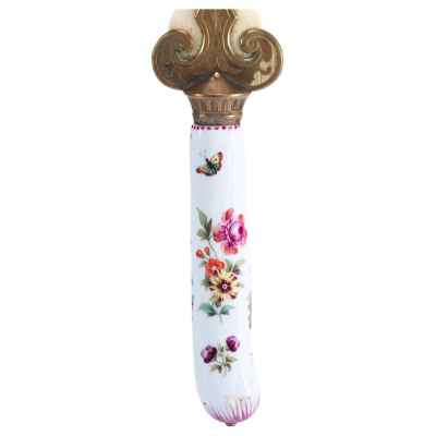 Кабинетный нож для бумаг и писем фарфор, слон. кость Германия XIX в. Н-39 см. Германия Конец XIX века