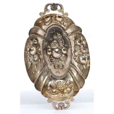 Ваза для фруктов.  Bruckmann & Sons. Bruckmann & Sons. Германия конец XIX века