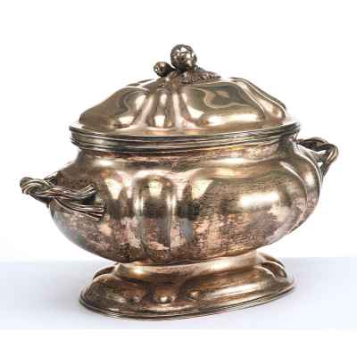 Супница серебро 800 Франция конец XVIII в