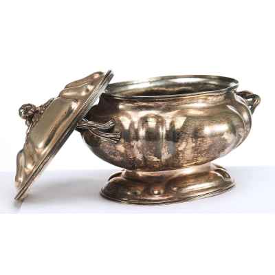 Супница серебро 800 Франция конец XVIII в