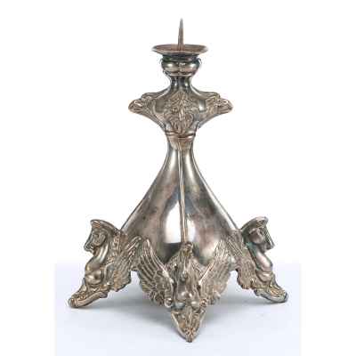 Подсвечник с пегасами Европа Последняя четверть XIX века