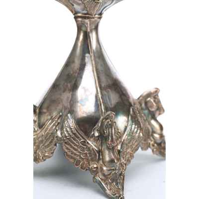 Подсвечник с пегасами Европа Последняя четверть XIX века