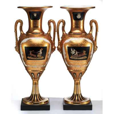 Вазы парные «Медея и Амур» Германия XX век