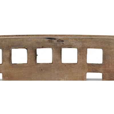 Ваза для фруктов в серебряной оправе Австро-Венгрия конец XIX— первая четверть XX вв