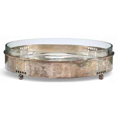 Ваза для фруктов в серебряной оправе Австро-Венгрия конец XIX— первая четверть XX вв