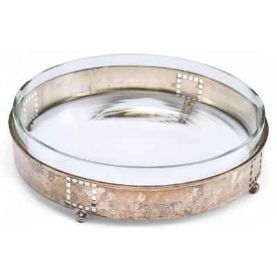 Ваза для фруктов в серебряной оправе Австро-Венгрия конец XIX— первая четверть XX вв