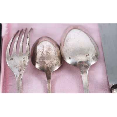 Набор столовых приборов Эгоист серебро 800 пр. Австрия 1922-24 гг. Австрия 1922-1924 г