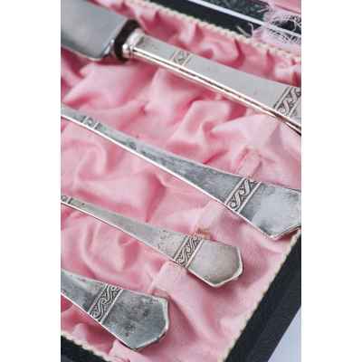 Набор столовых приборов Эгоист серебро 800 пр. Австрия 1922-24 гг. Австрия 1922-1924 г