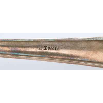 Поварешка черпак серебро 800 пр. Германия кон. XIX в. 223 гр. Германия после 1888 г