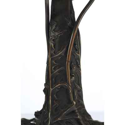 Настольная лампа. Фабрика братьев Мюллер, Франция. фабрика братьев Мюллер, Франция конец XIX—началоXX вв