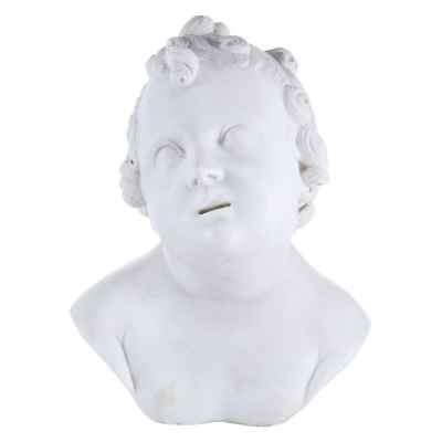Скульптурный бюст «Ангелочек» Европа Конец XIX века