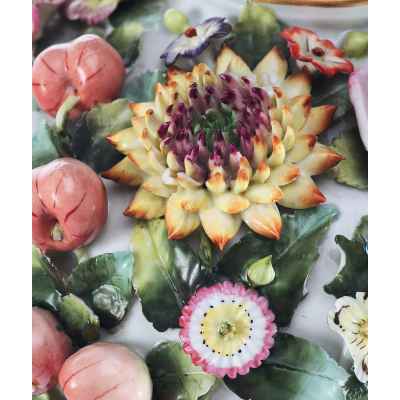 Ваза с растительным декором фабрика Wienner — Neustadt, Вена, Австрия Начало XX века