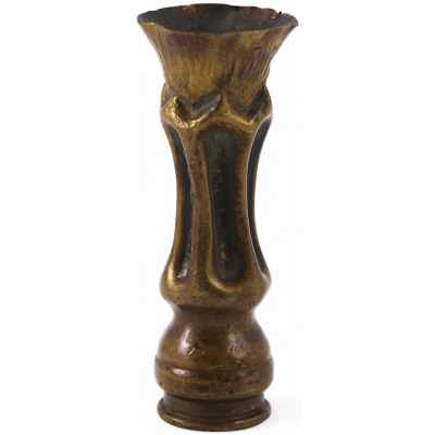 Ваза из гильзы от австрийского боевого снаряда для противотанкового ружья. Hirtenberger Patronen und Zundhuntchenfabrik, Австрия 1930-гг