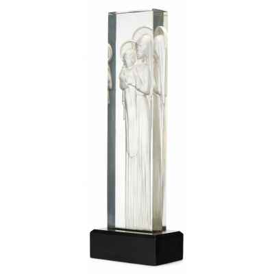 Стела Богоматерь с младенцем. фабрика Рене Лалика, Франция 1930-гг