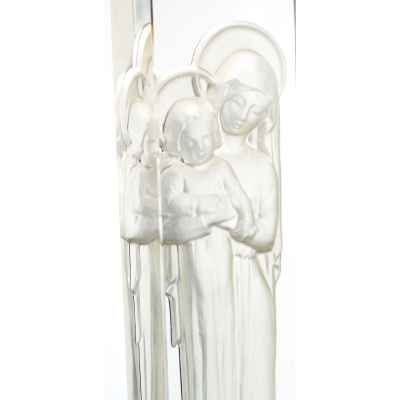 Стела Богоматерь с младенцем. фабрика Рене Лалика, Франция 1930-гг