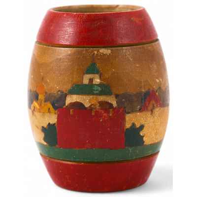 Карандашница роспись Сергиевский посад нач. ХХ в. 9,2 см. Сергиев-Посад Начало XX века